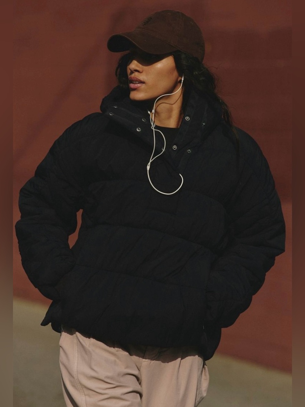FP MOVEMENT by FREE PEOPLE ~ Polly Puffer Pullover ~ Small ~ Black ~ NWT ** - Picture 6 of 16